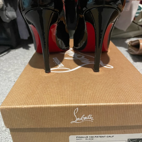 Black Christian Louboutin Heels - Picture 4 of 6